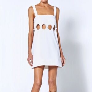Alexis white baring dress